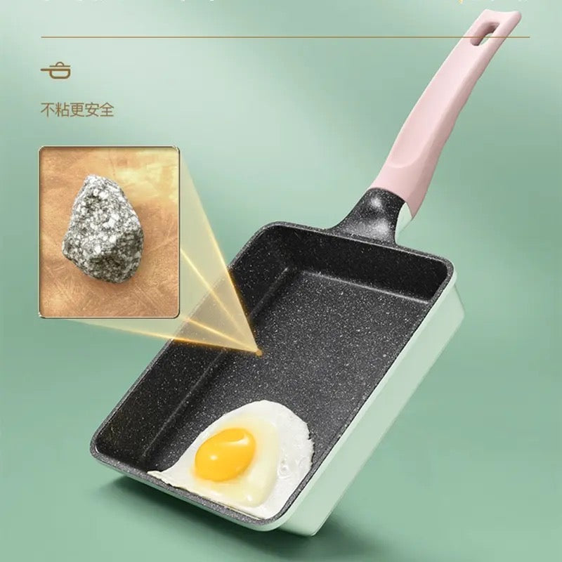 Aluminum Alloy Frying Pan, Cooking Skillet Cookware, Non-stick Square Cooking Skillet Frying Pan Aluminum Alloy Frying Pan, Cooking Skillet Cookware, Non-stick Square Cooking Skillet Frying Pan